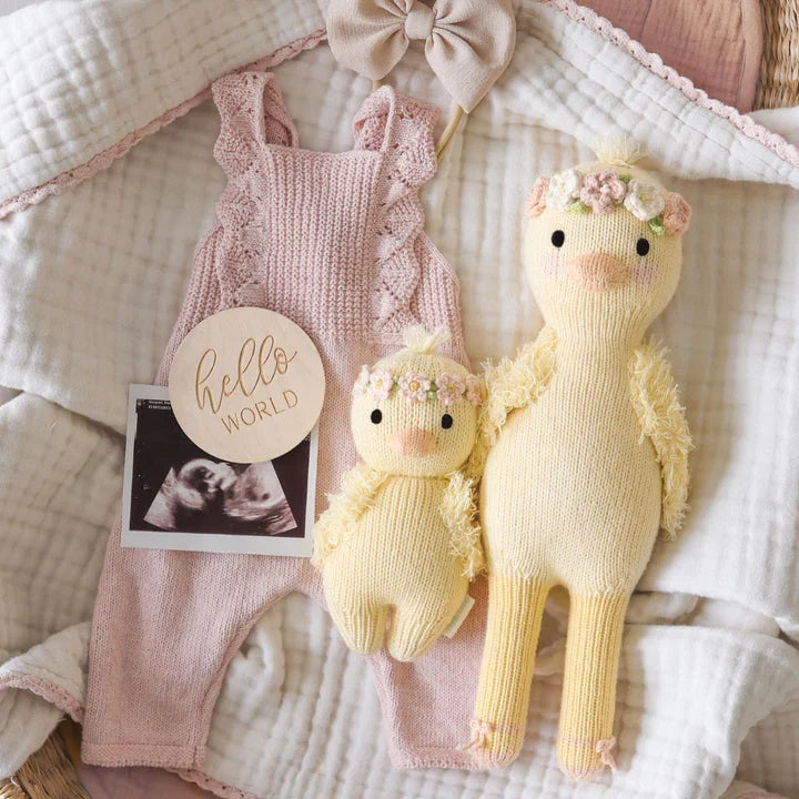 Baby duckling (blush floral) | Cuddle + Kind