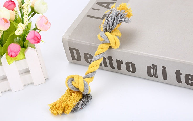 Cotton Rope Dog Toy - Durable Knot Chew & Tug Toy for Dogs