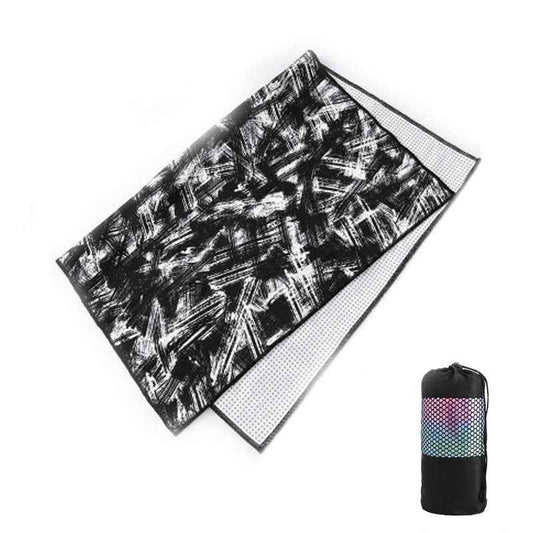 Tie-Dye Yoga Blanket – Wide Yoga Mat Pad Towel & Exercise Drape