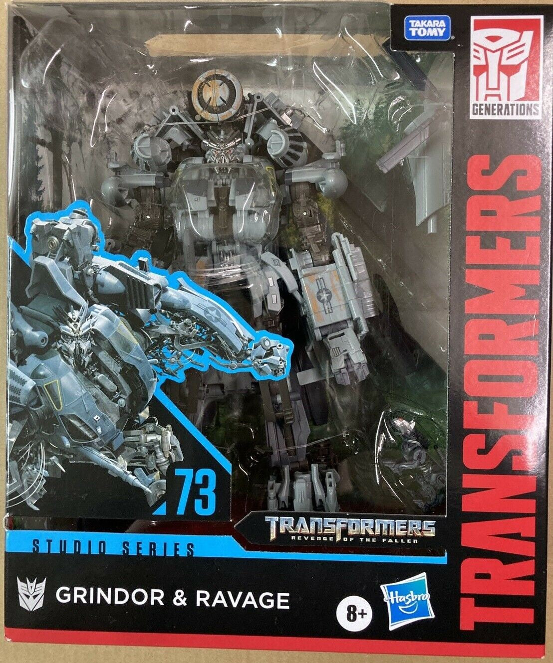 TRANSFORMERS GRINDOR & RAVAGE - LEADER STUDIO SERIES 73