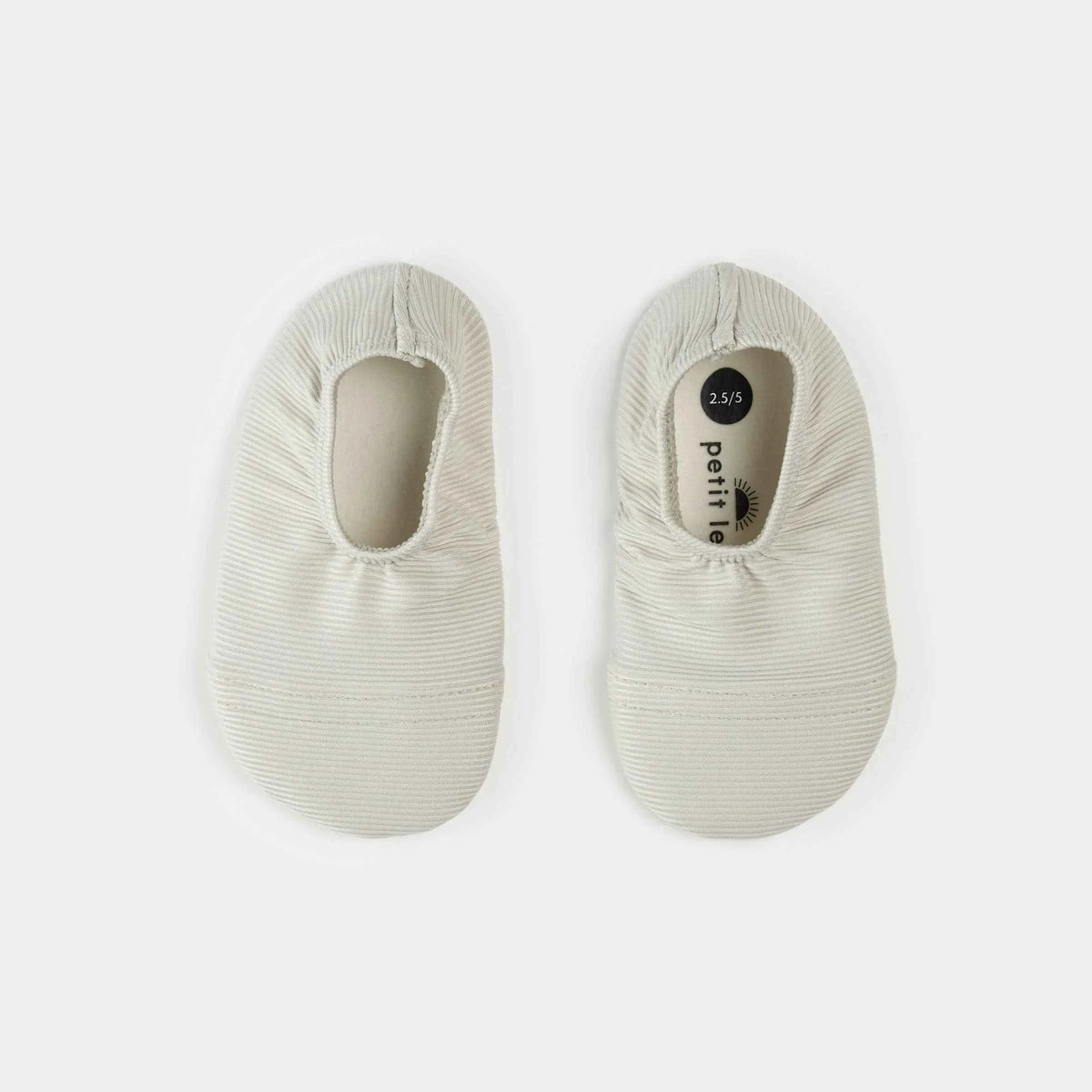 Swim Slippers | Light Grey | Petit Lem