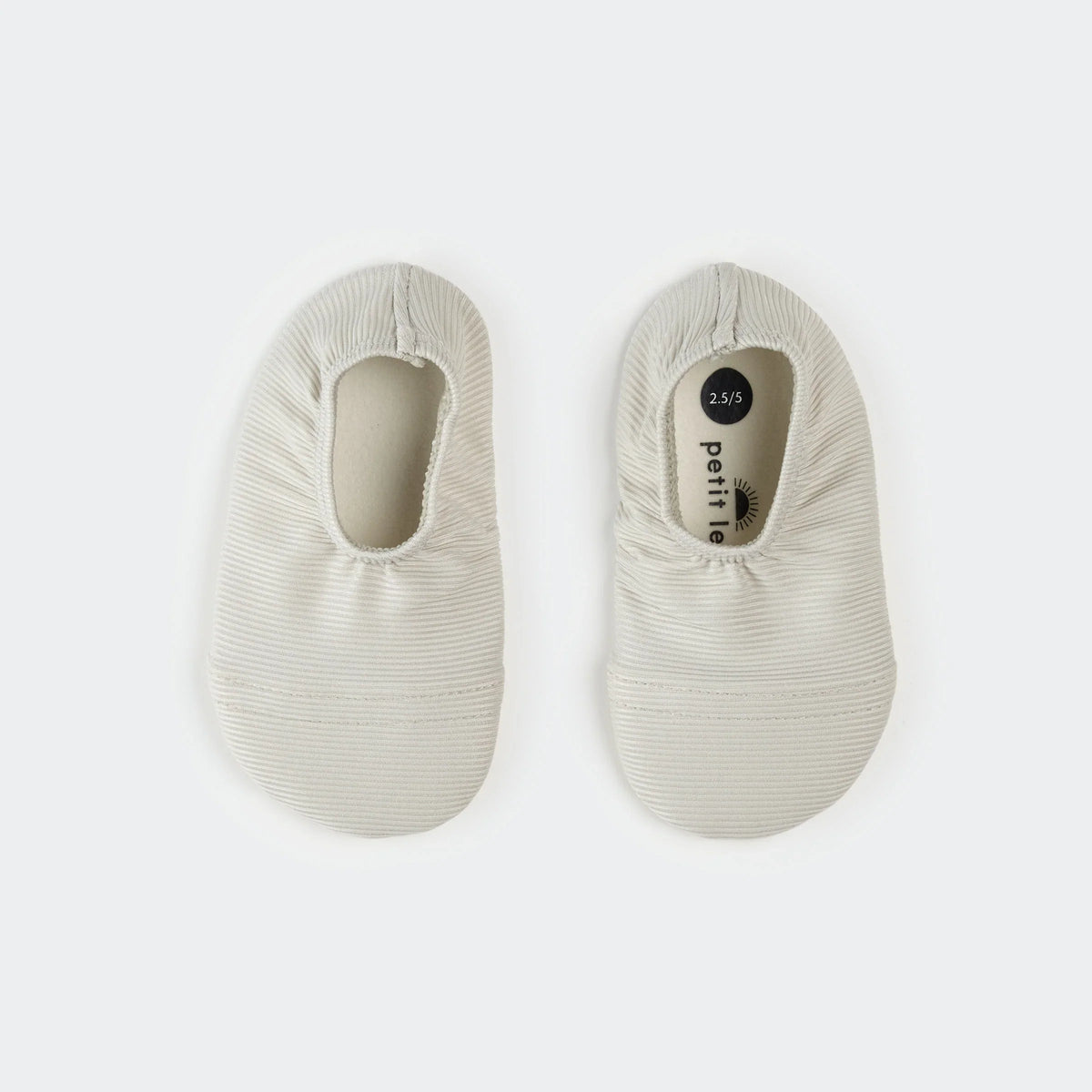 Swim Slippers | Light Grey | Petit Lem