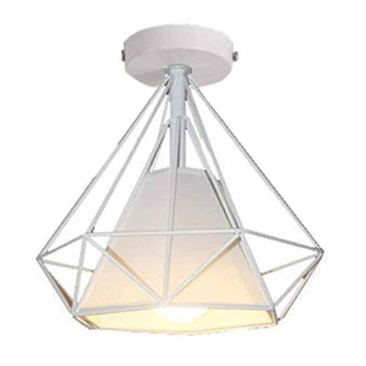 Modern Minimalist LED Ceiling Light โ Black or White Adjustable Hanging Fixture for Living Room, Bedroom & Home
