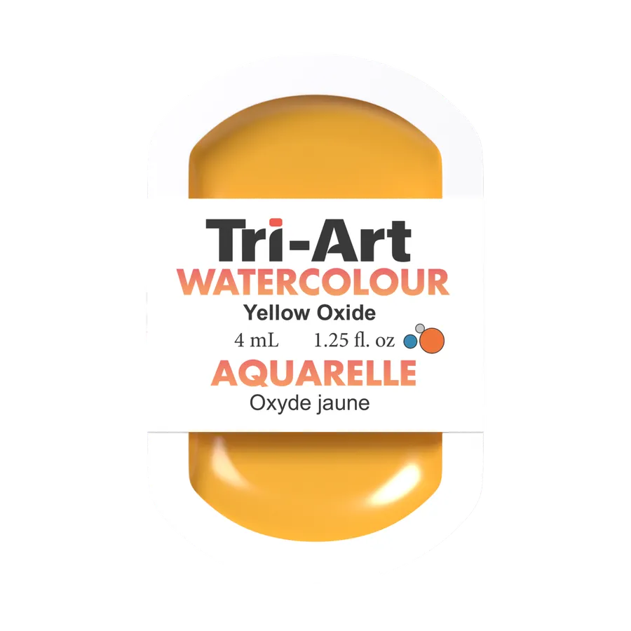 Tri-Art Water Colour Pans - Yellow Oxide - 4 mL