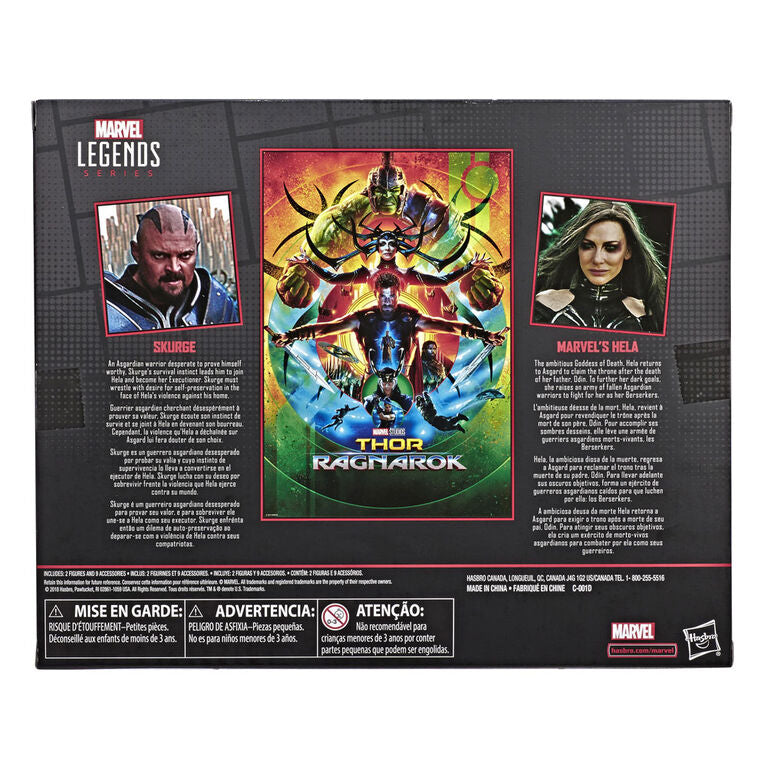 Marvel Legends - Thor: Ragnarok Skurge And Marvel's Hela Figure 2-Pack