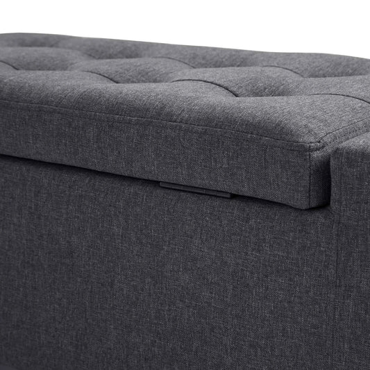 Linen Storage Ottoman Bench โ Tufted Upholstered Accent & Seating Bench (United States & Canada Delivery Only)