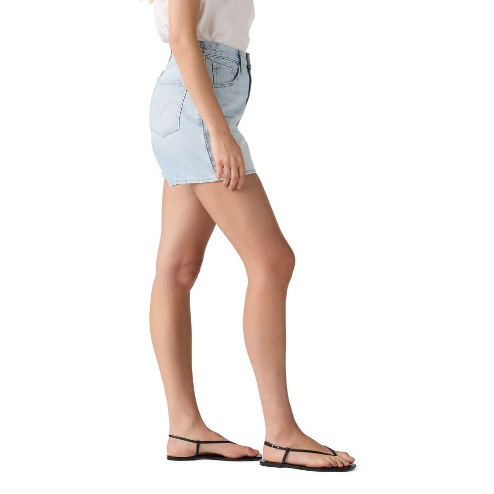 Levi's Women's Cinch Mid-Thigh Short, (New) Abraided Art (Non Stretch), 32 ๐ All In One Marketplace Canada
