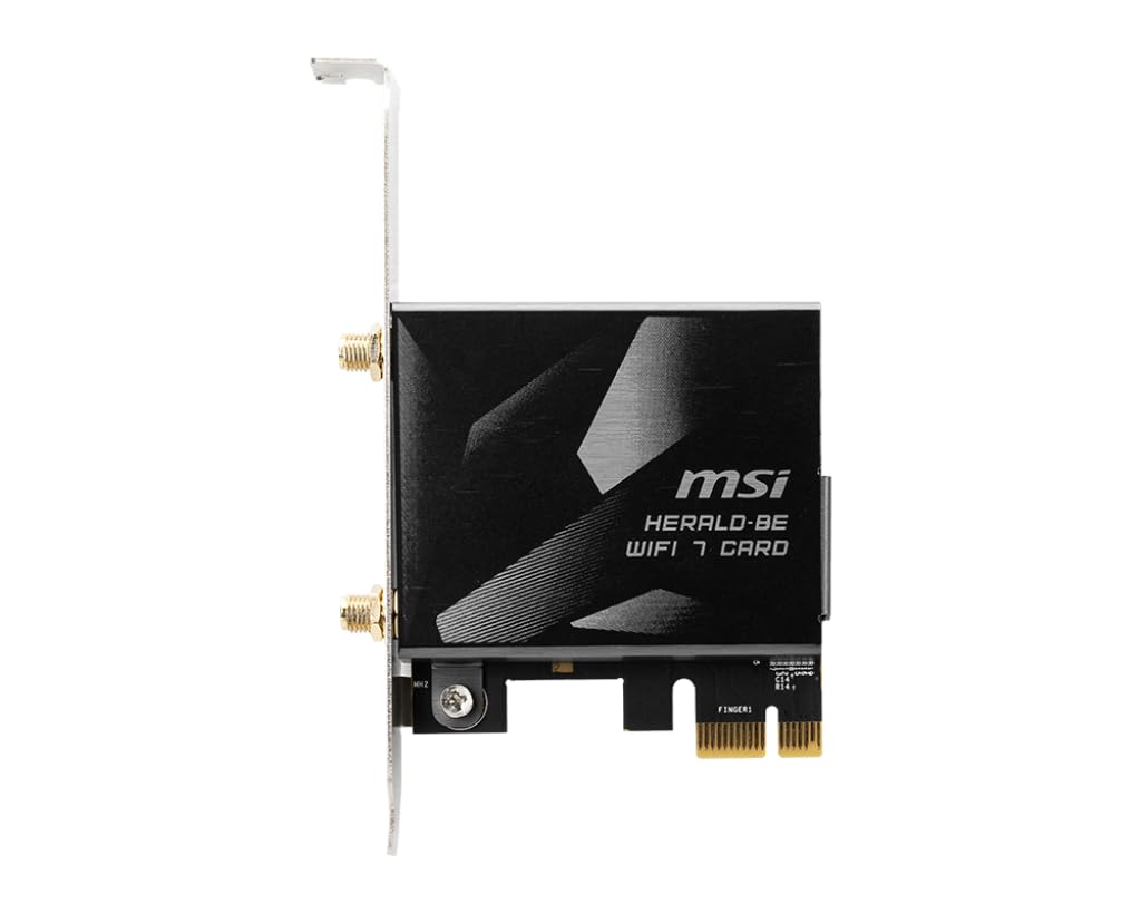 MSI Herald-BE WI-FI 7 MAX (Wi-Fi 7, 802.11BE, Bluetooth 5.4, PCIe, Multi-Link Operation Technology, External Antenna) ๐ All In One Marketplace Canada