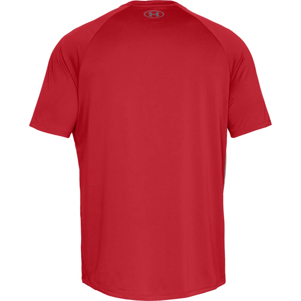 Under Armour mens Tech 2.0 Short-Sleeve T-Shirt , Red (600)/Graphite , Large ๐ All In One Marketplace Canada