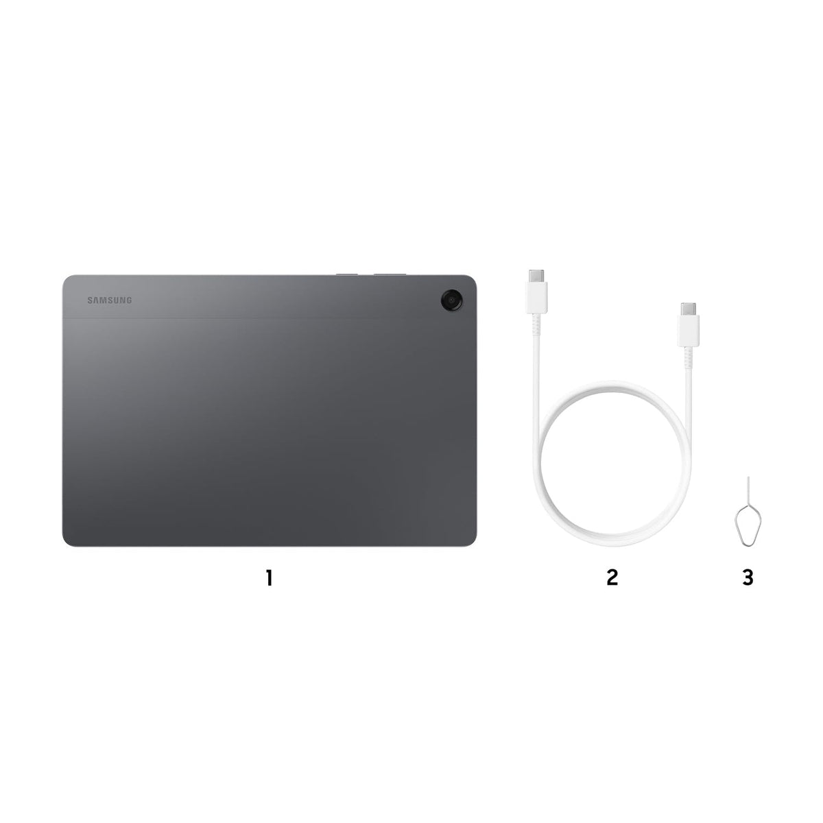 Samsung Galaxy Tab A11+ (CAD Version & Warranty) - Gray 128GB, 11" Android Tablet, External Storage Support, Headphone Jack, 25W Fast Charging ๐ All In One Marketplace Canada