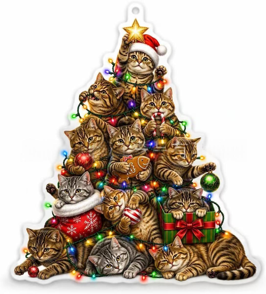Acrylic Christmas Tree Holiday Ornament