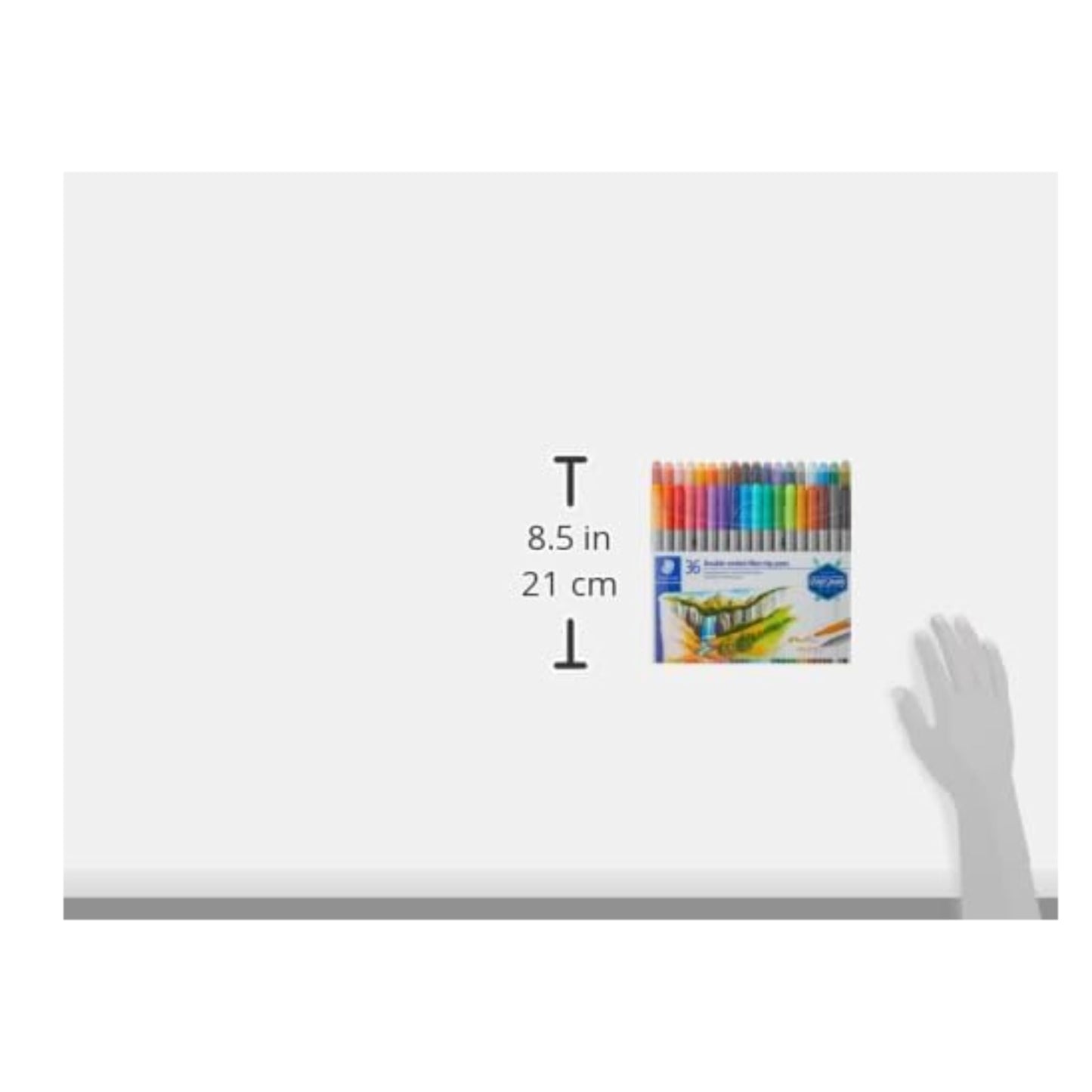STAEDTLER Double-Ended Fibre-Tip Pens: Set of 36 Assorted Colours - Fine & Bold Writing and Colouring Tips - Washable Ink - Low Odour - School, Office or Home - Kids, Adults, Artists, All Skill Levels ๐ All In One Marketplace Canada