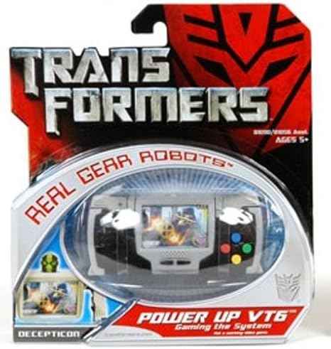 Transformers Movie REAL GEAR ROBOTS POWER UP VT6 2006