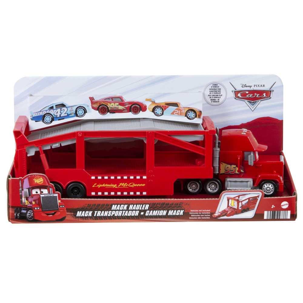 Mattel Disney Pixar Cars Mack Hauler, 13-inch Toy Transporter Truck with Ramp & Carry Storage for 12 Vehicles, Toy for Kids Ages 4 Years Old & Up ๐ All In One Marketplace Canada