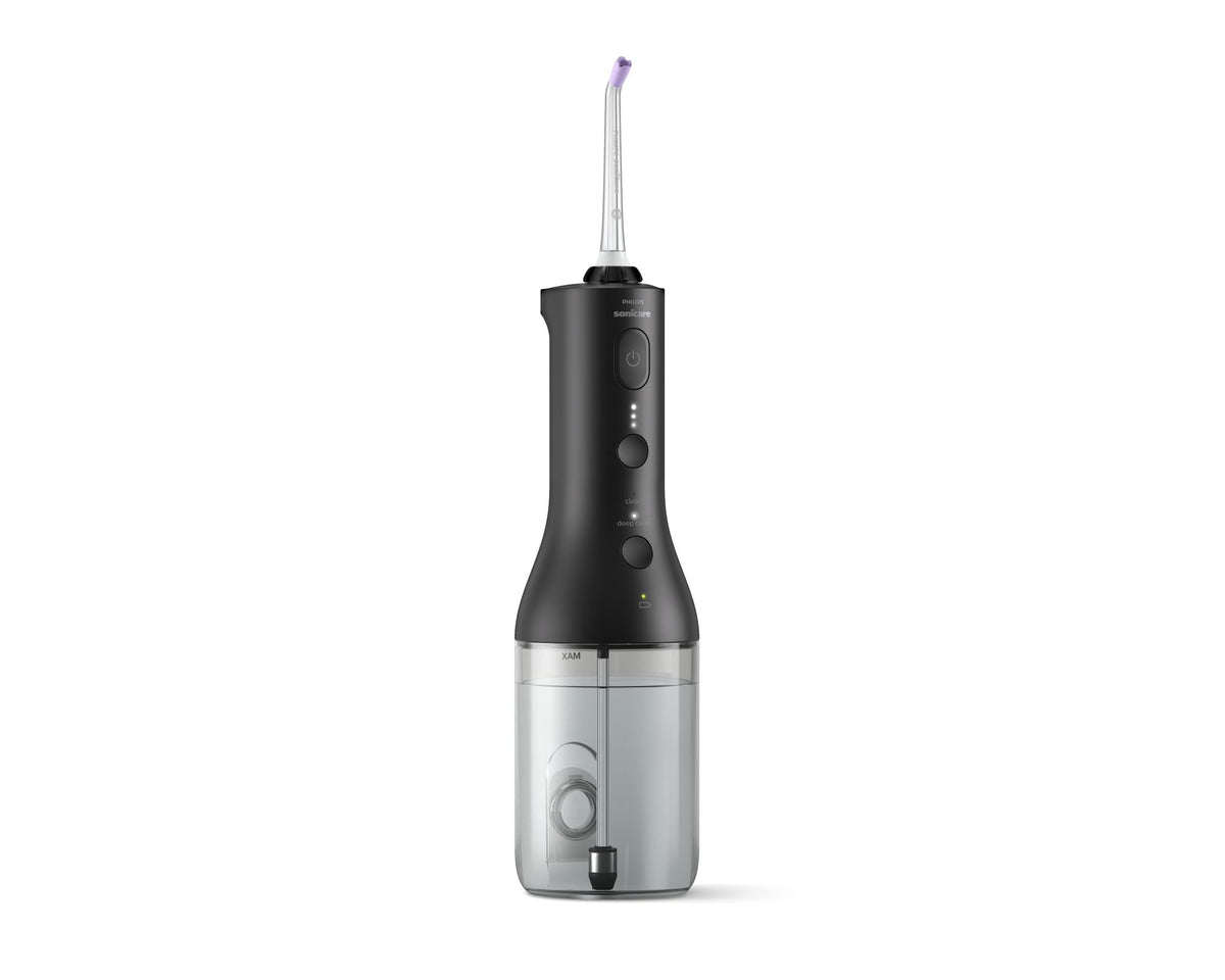 Philips Sonicare Power Flosser 3000 Cordless, Oral Irrigator Quad Stream technology and whisper quiet, Black, HX3826/23 ๐ All In One Marketplace Canada