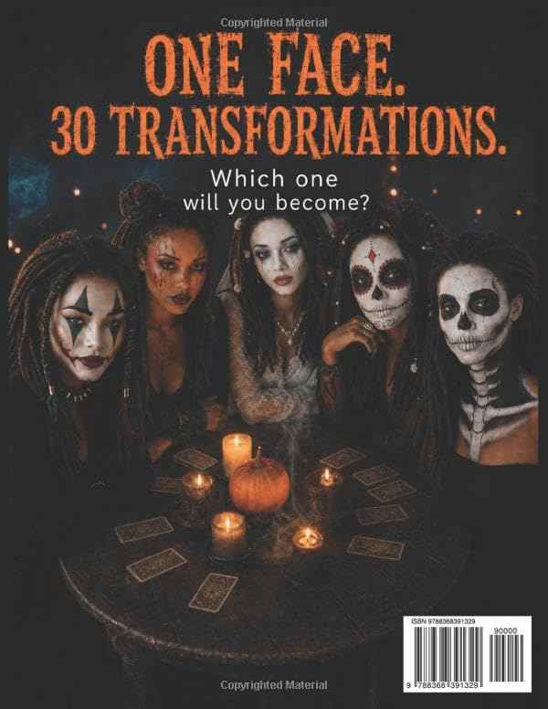 Halloween Face Painting: Step-by-Step Halloween Makeup & Face Paint Ideas for Teens and Adults – Spooky, Bold & Beautiful Looks – Created by Yamara Grand
