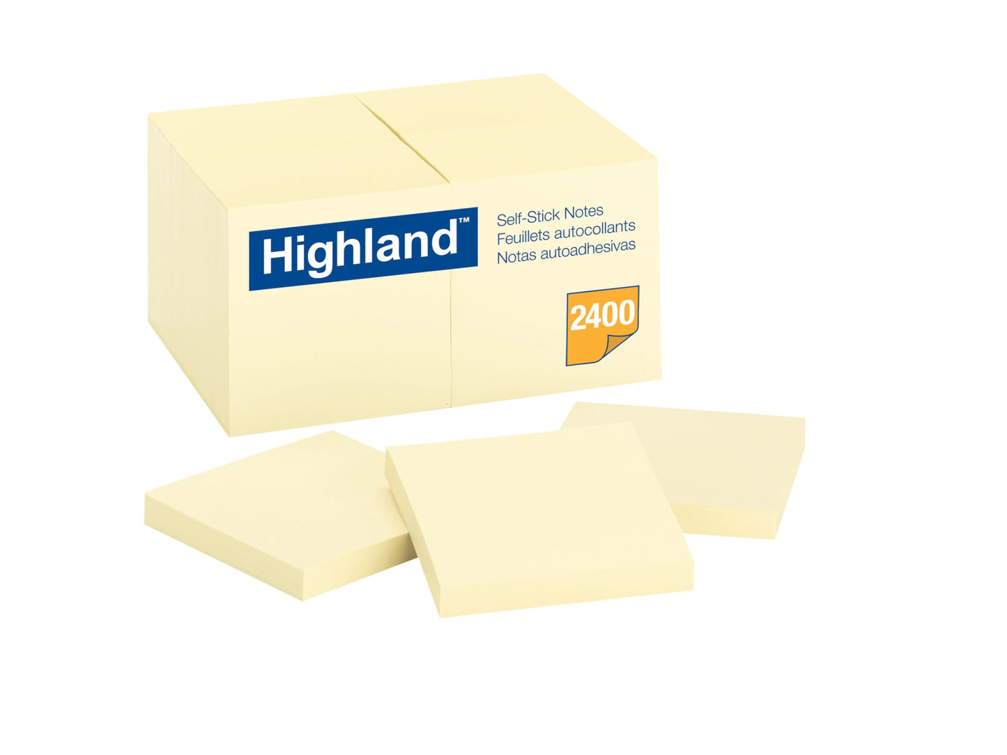 Highland Notes, 3 x 3-Inches, Yellow, 24-Pads/Pack ๐ All In One Marketplace Canada
