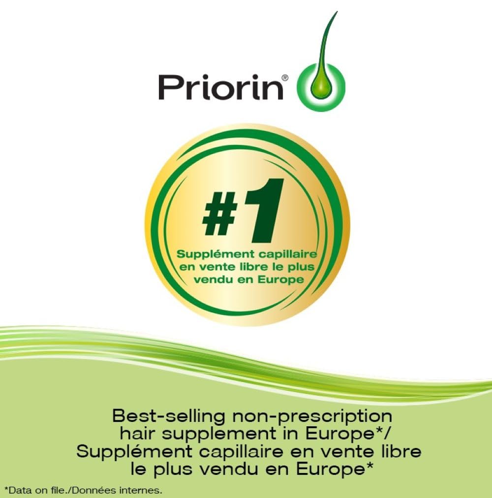Priorin Hair Growth Vitamins With Biotin - Vitamins To Stimulate For Men And Women, Decrease Of Hair Loss After Washing, Contains Biotin For Hair Growth, 60 Count, 1 Month Supply ๐ All In One Marketplace Canada