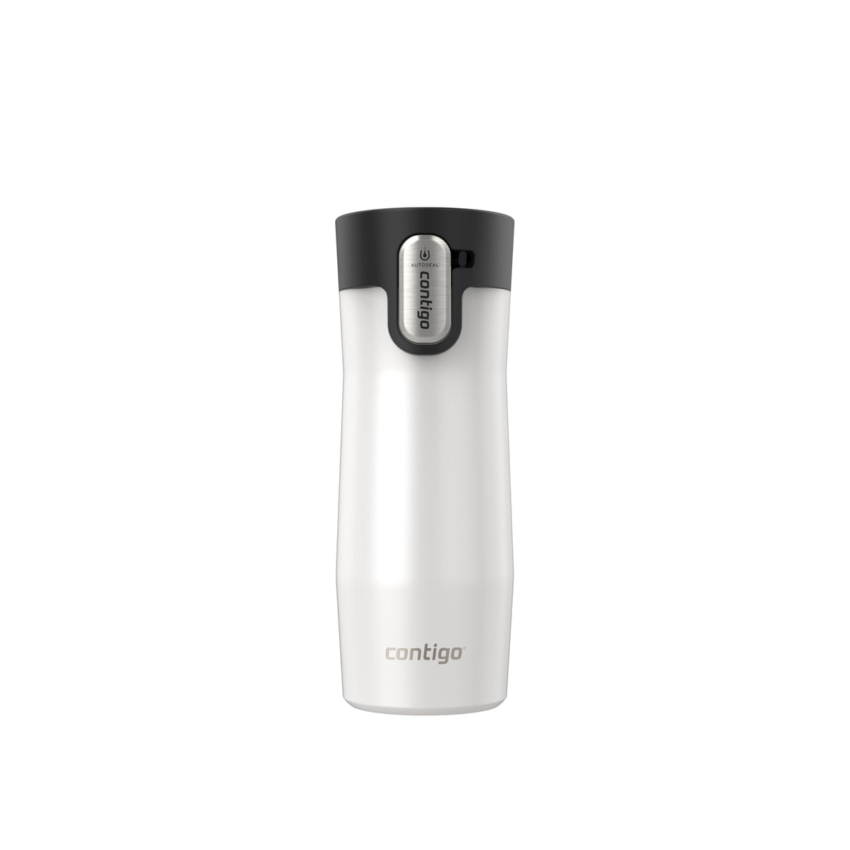 Contigo West Loop 3.0 Stainless Steel Travel Mug with Tea-Bag Hook & Spill-Proof Lid, Vacuum-Insulated Reusable Cup Coffee and Tea, 16 oz (473 mL), Salt - Keeps Drinks Hot up to 11 Hours π All In One Marketplace Canada