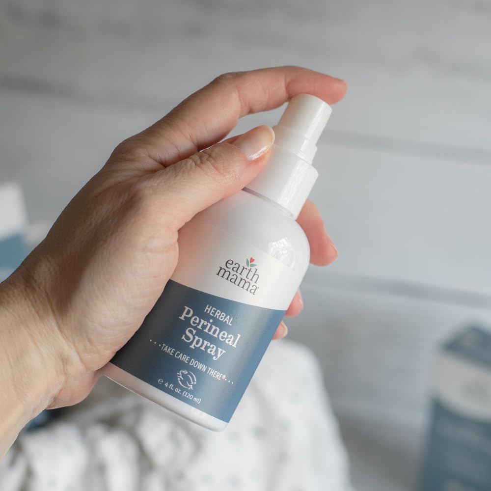 Earth Mama Herbal Perineal Spray for Pregnancy and Postpartum, 120ml π All In One Marketplace Canada