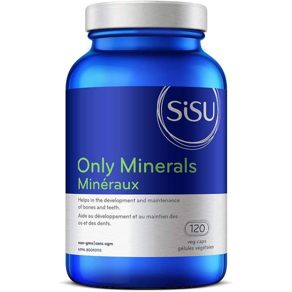 Sisu Only Minerals, 120 Caps, Blend of 12 Macro and Trace Minerals for Bone Health, Immune Function, Skin Health & Overall Wellness ๐ All In One Marketplace Canada