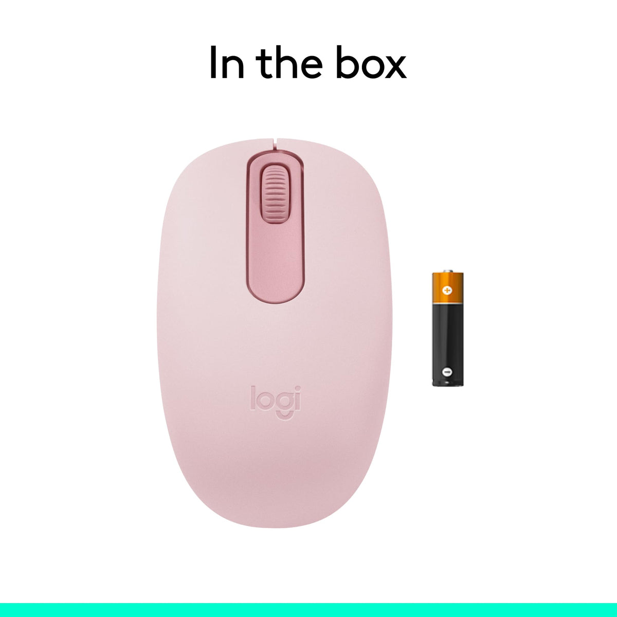 Logitech M196 Bluetooth Wireless Mouse, Compact and Portable Mouse for Laptops, Tablets and More, 12-Month Battery, Smooth Tracking, Compatible with PC and Mac, Windows and macOS - Rose 🍁 All In One Marketplace Canada