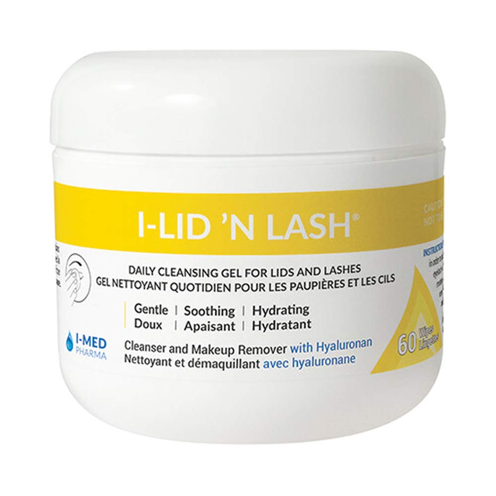 I-LID 'N LASH Eyelid Cleansing Wipes, 60 pre-soaked wipes ๐ All In One Marketplace Canada
