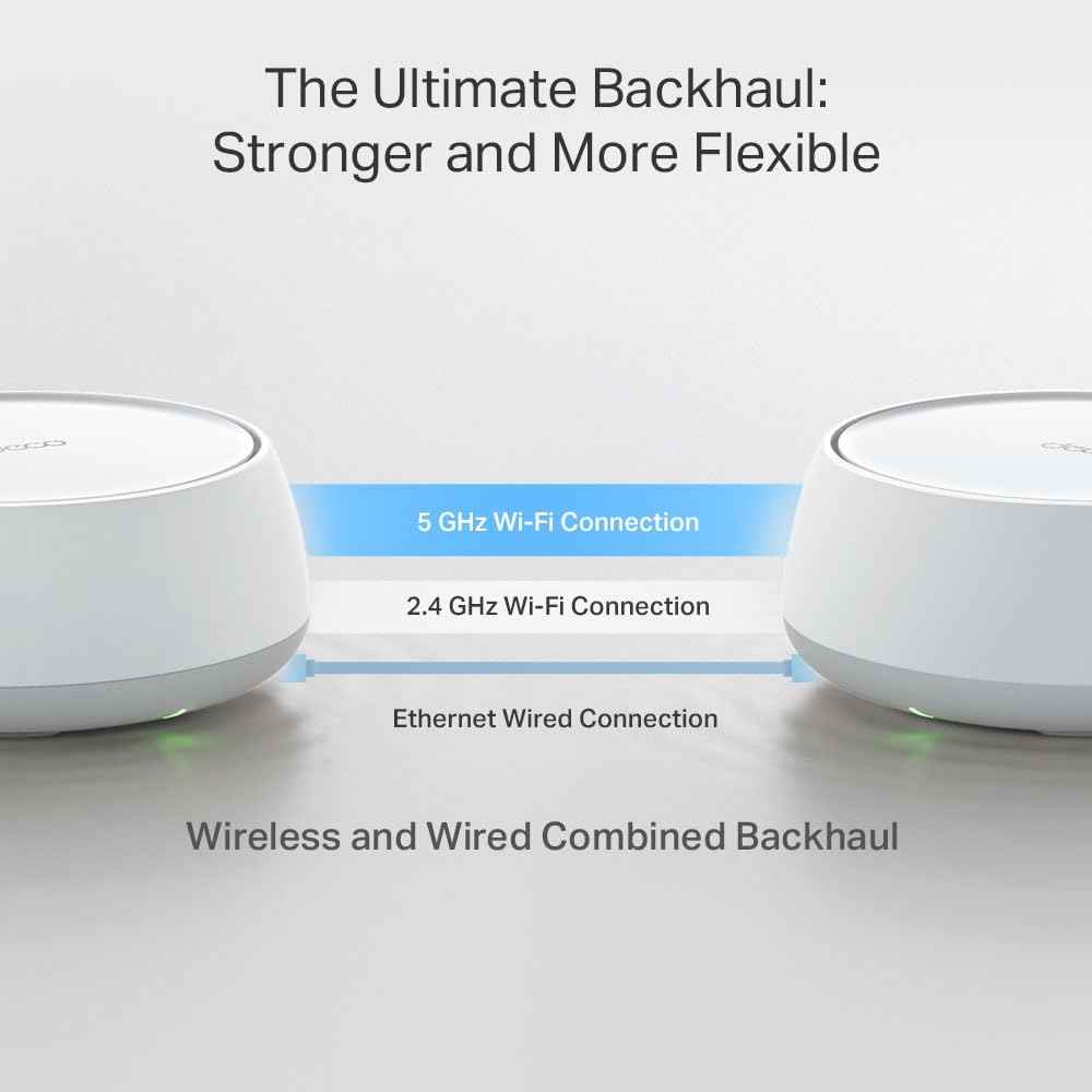 TP-Link Deco 7 BE25 Dual-Band BE5000 WiFi 7 Mesh Wi-Fi System | 4-Stream 5 Gbps, 240 Mhz Channels | Covers up to 4,600 Sq.Ft | 2X 2.5G Ports Wired Backhaul | VPN,MLO, AI-Roaming, HomeShield, 2-Pack ๐ All In One Marketplace Canada
