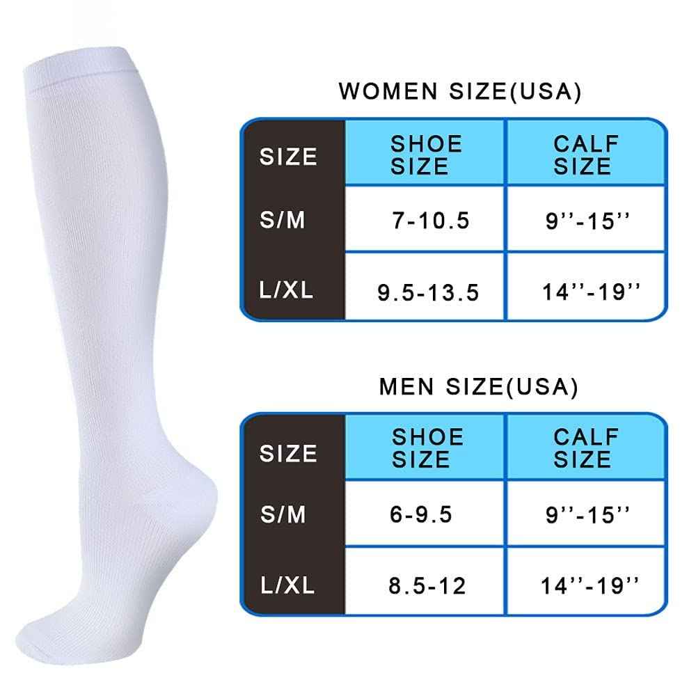 4 Pairs Copper Compression Socks for Men&Women(15-20mmHg), Compression Stocking for Swelling Running Hiking Travel Nursing š All In One Marketplace Canada