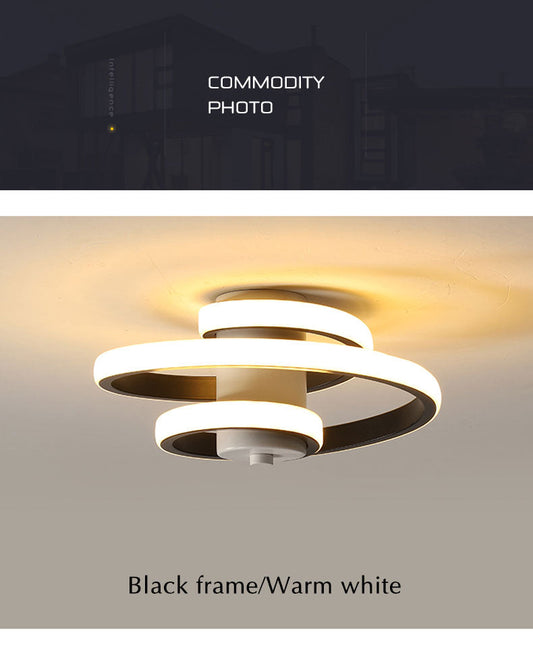 Simple and Modern Metal LED Ceiling Light