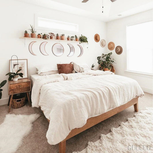 Moon Phase Wall Decorative Mirror