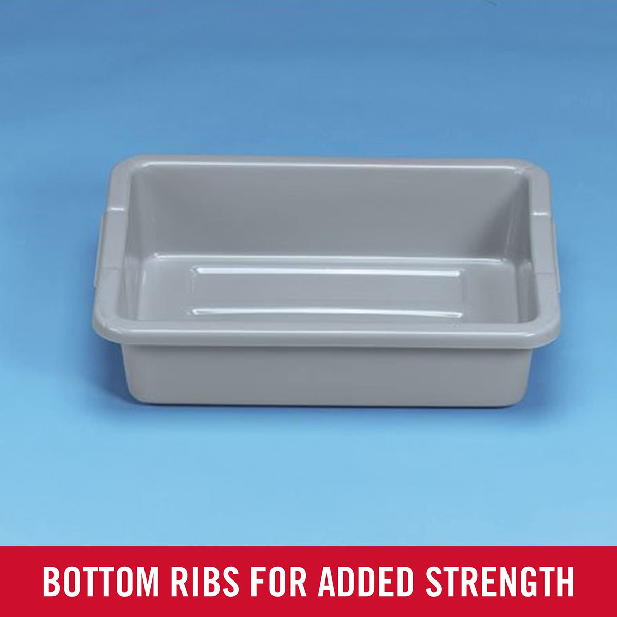 Rubbermaid Commercial Products Standard Bus/Utility Box 4.6-Gallon Gray Plastic Heavy Duty Restaurant Wash Basin/Dish Washing Tub for Kitchen Organization/Storage ๐ All In One Marketplace Canada