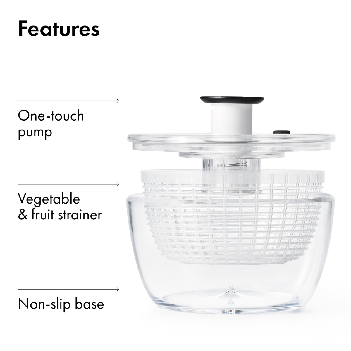 OXO Good Grips Good Grips Little Salad & Herb Spinner ๐ All In One Marketplace Canada