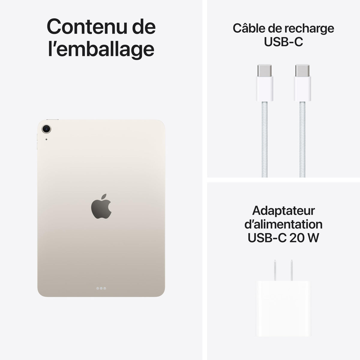 Apple iPad Air 11-inch with M4 chip (Wi-Fi, 128GB) - Starlight π All In One Marketplace Canada