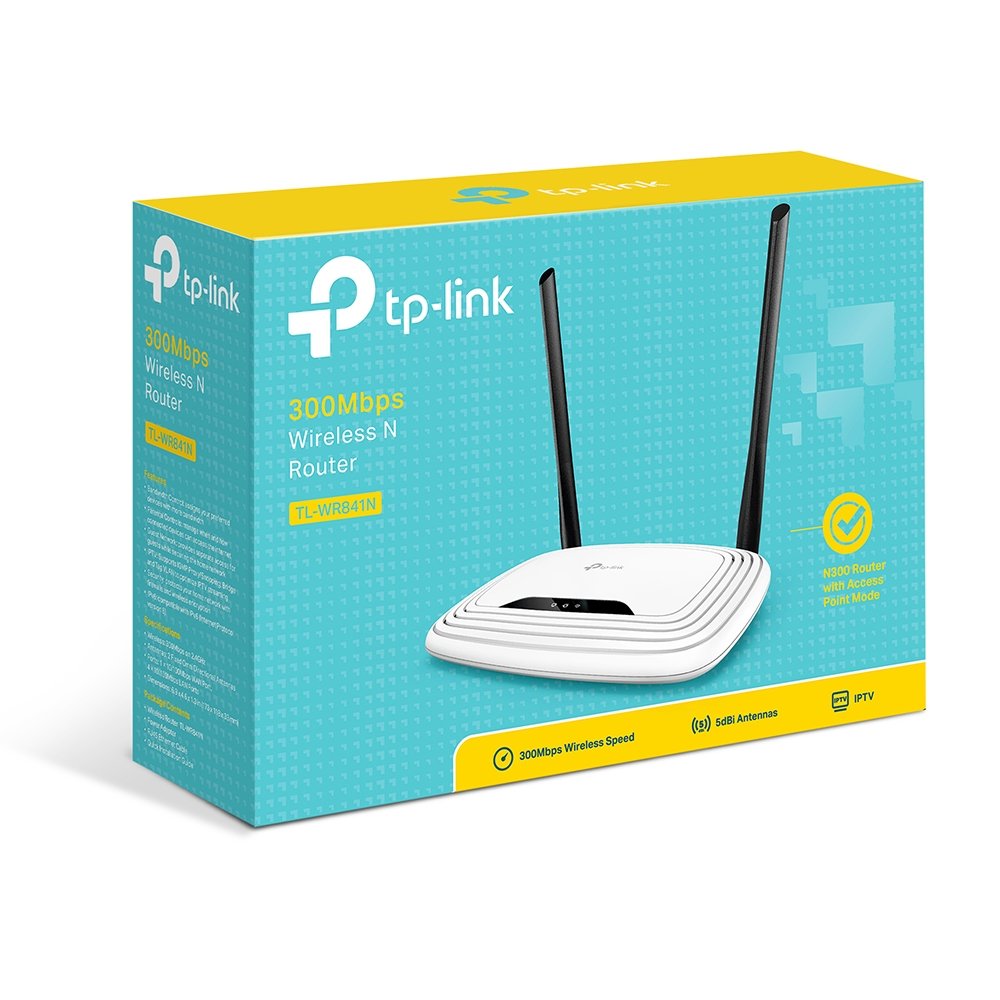 TP-Link N300 WiFi Router (TL-WR841N) - 2 x 5dBi High Power Antennas, Supports Access Point, WISP, Up to 300Mbps ๐ All In One Marketplace Canada