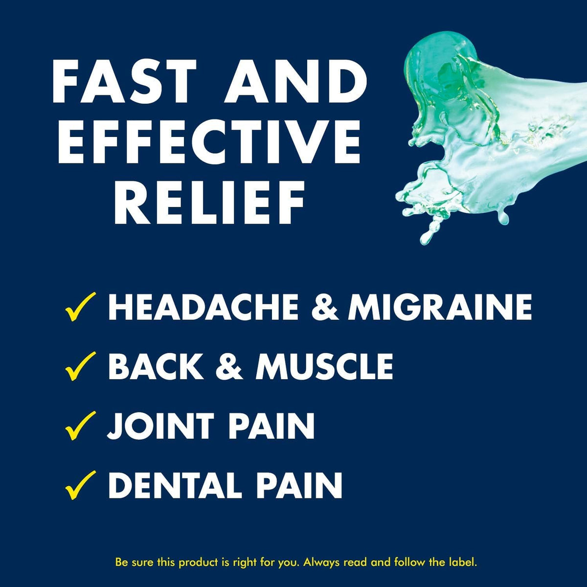 Advil Regular Strength Ibuprofen Pain Relief Mini-Gels Capsules, Fast Acting Pain Relief for Migraine, Back, Neck, Joint, and Muscle Relief, 200mg (70 capsules) ๐ All In One Marketplace Canada
