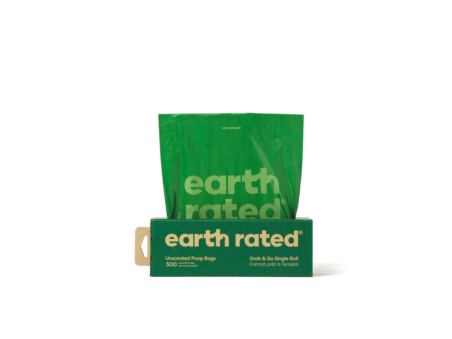 Earth Rated (A Canadian Company), Dog Poop Bags, Thick Grab and Go Single Roll, Ideal for Backyard Pickups, Unscented, 300 Bags ๐ All In One Marketplace Canada