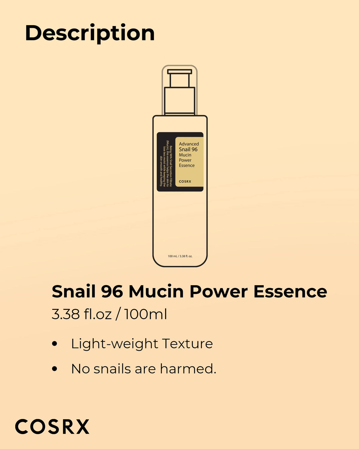 Cosrx Advanced Snail 96 Mucin Power Essence 100ml ๐ All In One Marketplace Canada