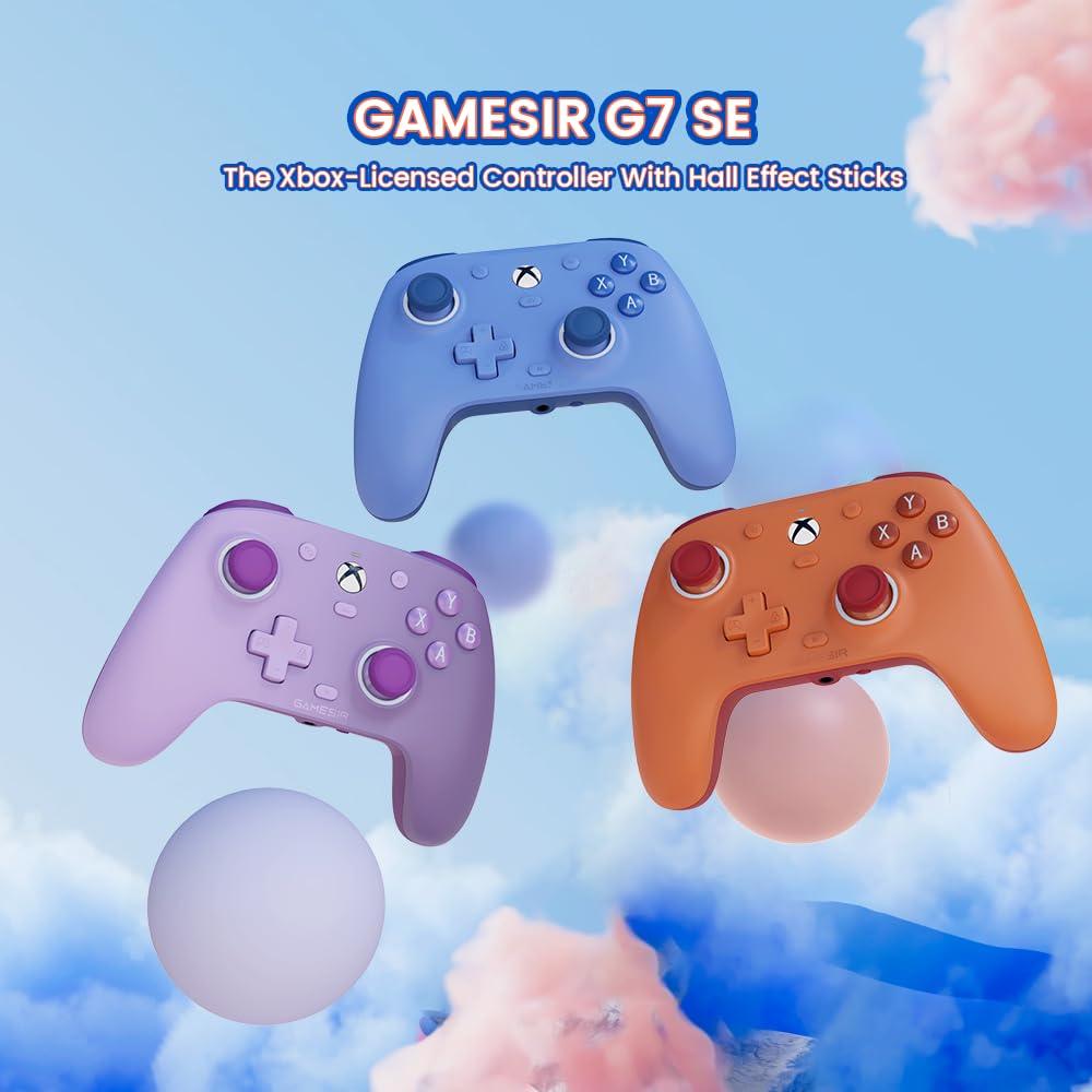 GameSir G7 SE Wired Controller for Xbox Series X|S, Xbox One & Windows 10/11, Plug and Play Gaming Gamepad with Hall Effect Joysticks/Hall Trigger, 3.5mm Audio Jack - Blue ๐ All In One Marketplace Canada
