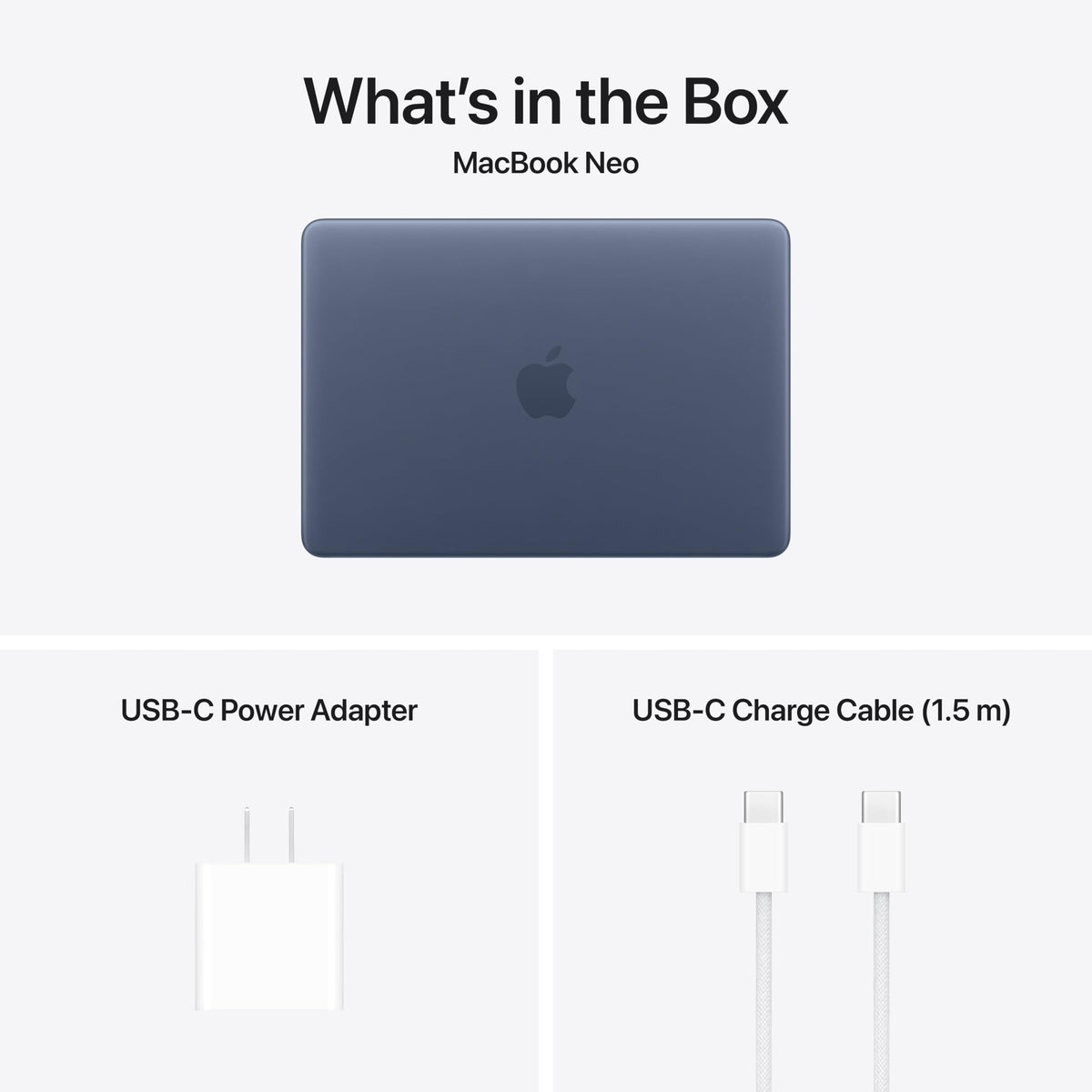 Apple 2026 MacBook Neo 13-inch Laptop with Apple A18 Pro chip (6‑core CPU and 5‑core GPU, 8GB Unified Memory, 256GB) - Indigo - English Keyboard 🍁 All In One Marketplace Canada