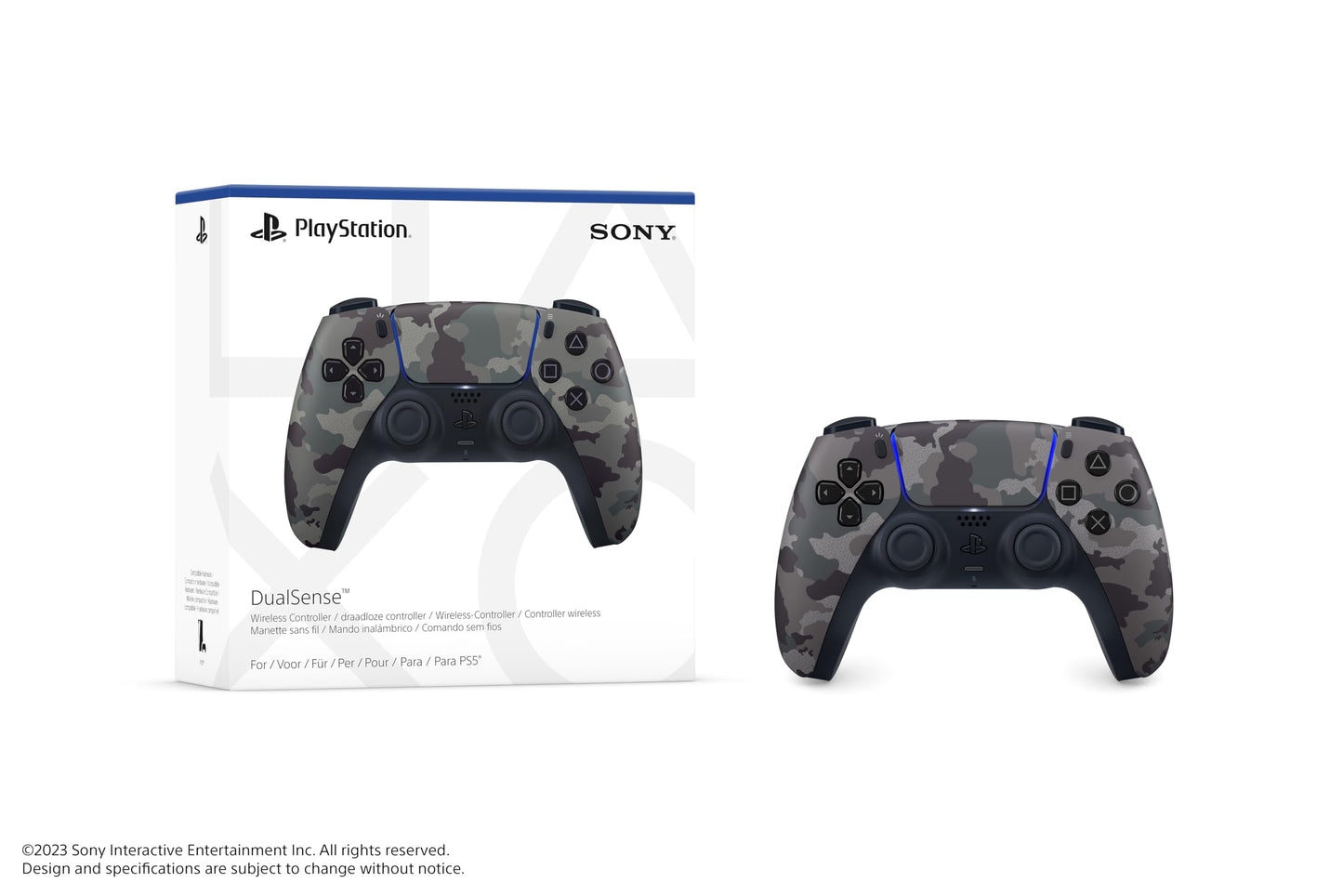 PlayStation 5 - DualSense Wireless Controller โ Gray Camouflage - For PlayStation 5, Pc, Mac & Mobile ๐ All In One Marketplace Canada