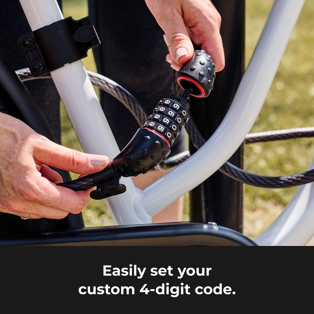 Master Lock 8122D Combination Cable Lock, 6-Feet x 1/2-Inch ๐ All In One Marketplace Canada