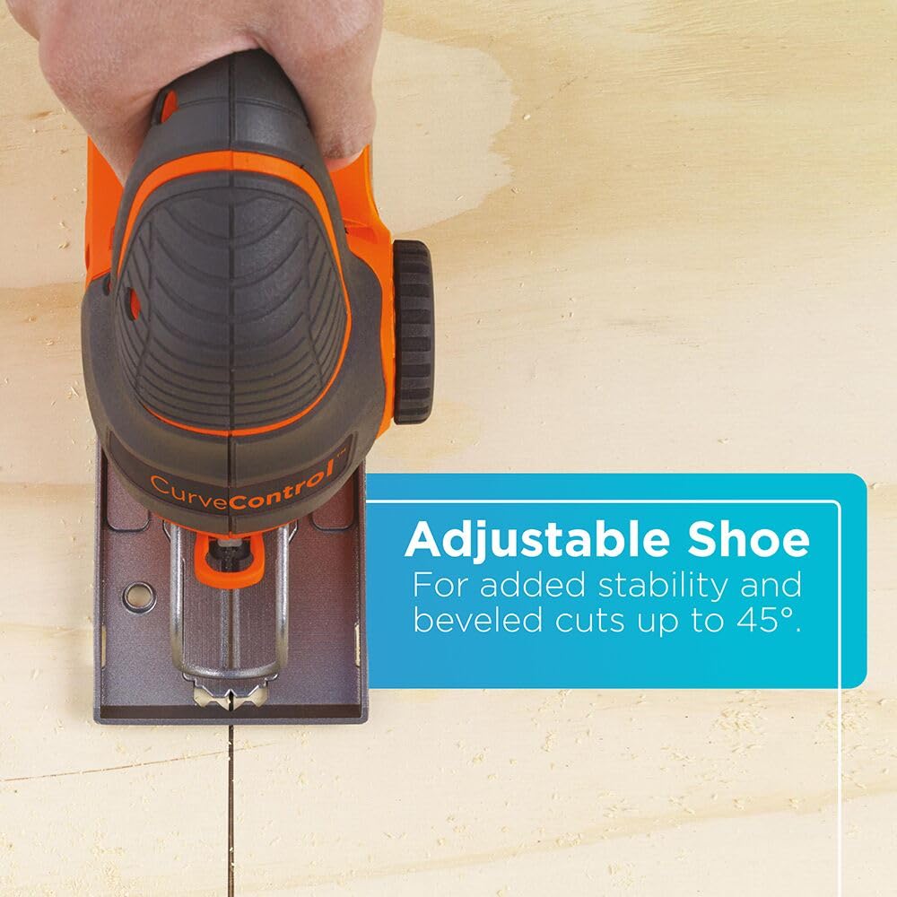 BLACK+DECKER Jig Saw, Smart Select, 5.0-Amp (BDEJS600C) ๐ All In One Marketplace Canada