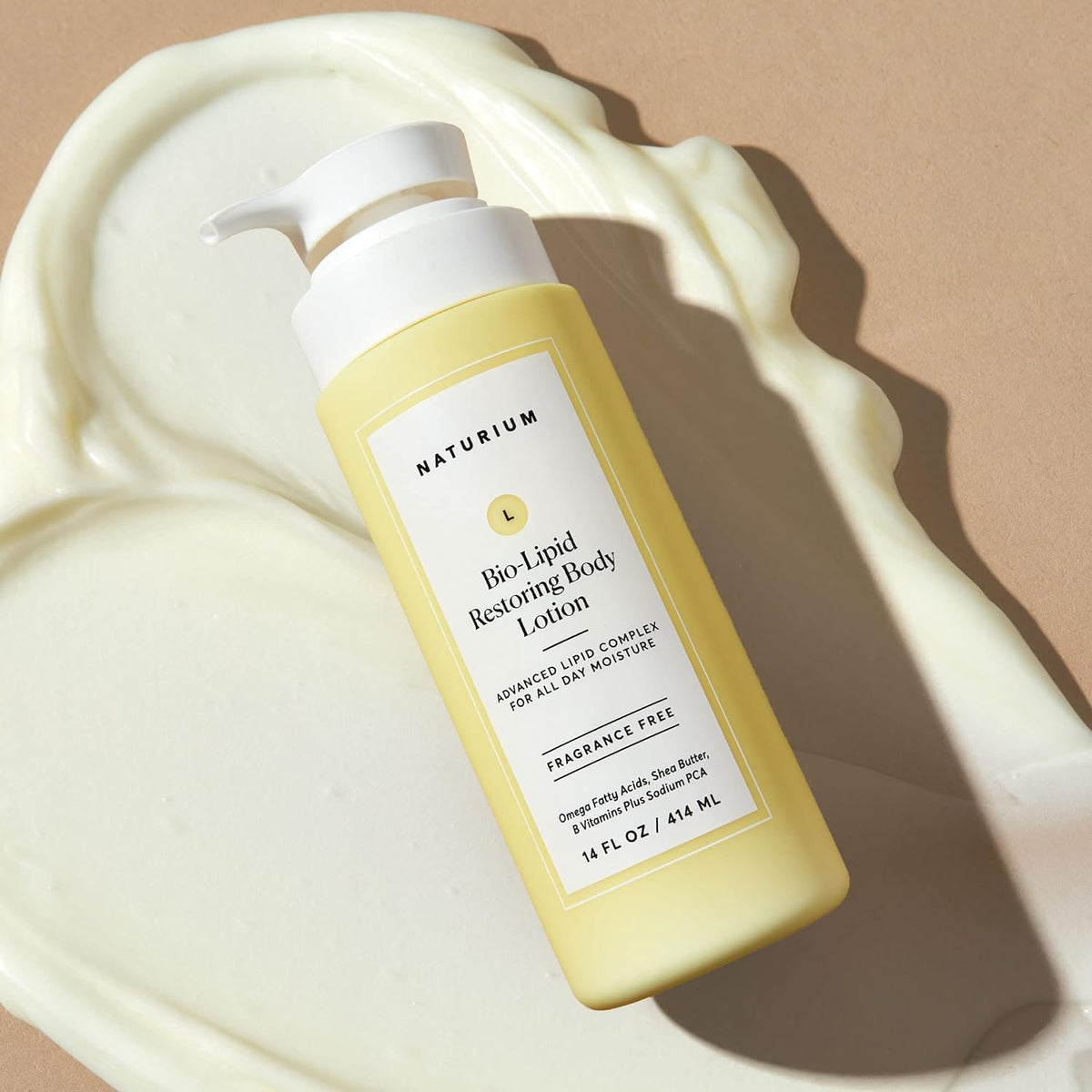 Naturium Bio-Lipid Restoring Body Lotion | Replenishing Moisturizing Cream, With Shea Butter, B Vitamins & Sodium PCA | 14 FL OZ / 414 ml π All In One Marketplace Canada