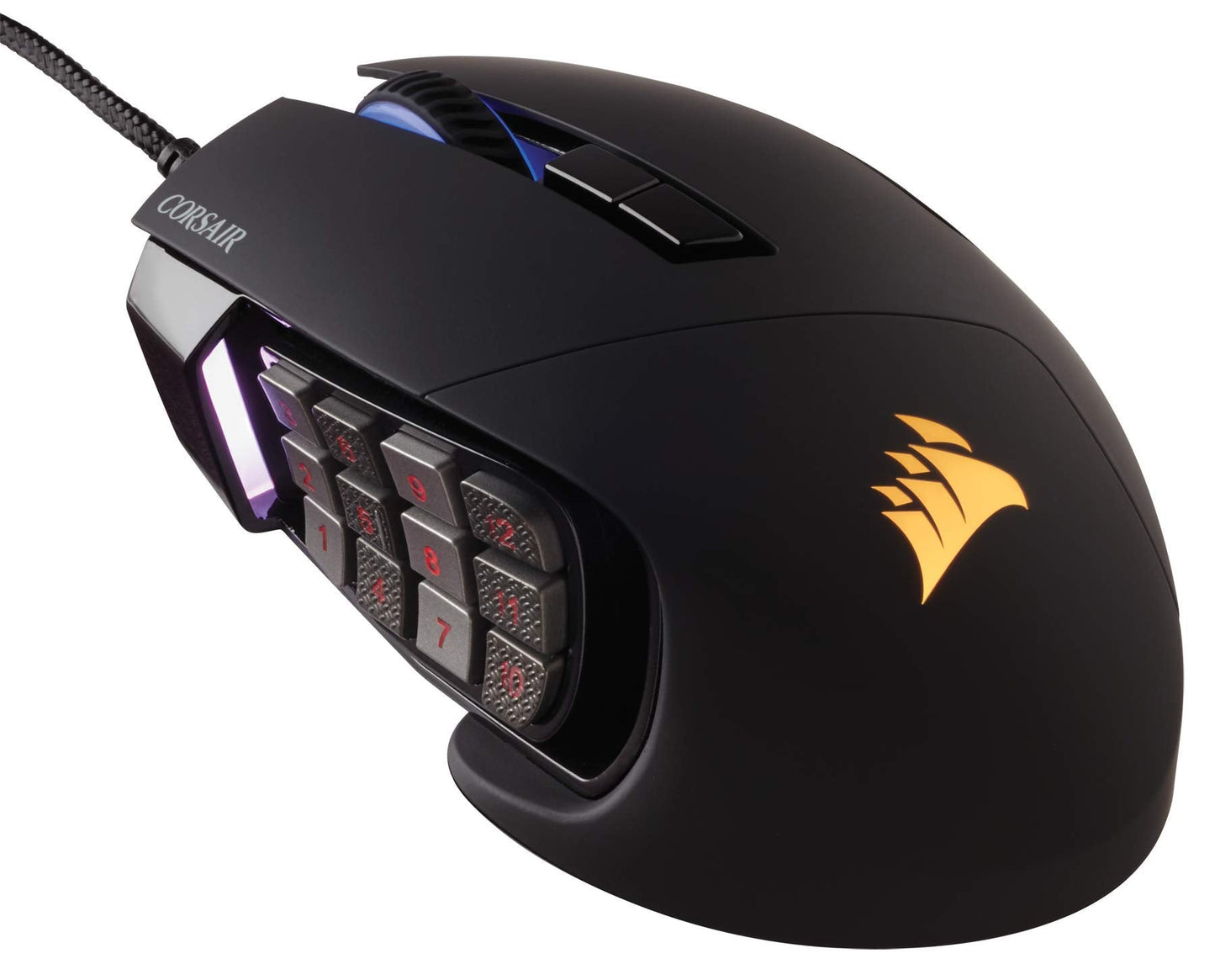 Corsair Scimitar RGB Elite Gaming Mouse for MOBA, MMO - 18,000 DPI - 17 Progammable Buttons - iCUE Compatible - Black ๐ All In One Marketplace Canada