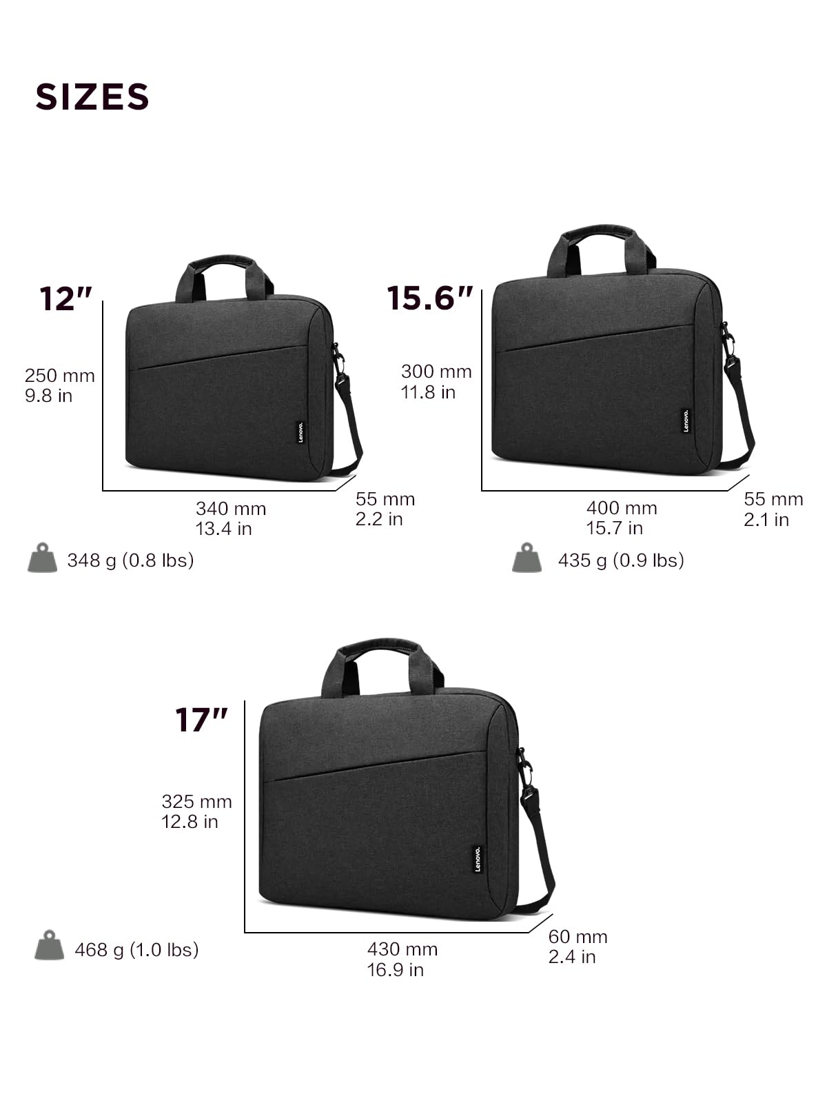 Lenovo Laptop Carrying Case T210, Notebook Bag for 15.6-Inch Laptop/Tablet, Sleek Design and Water-Repellent Fabric, GX40Q17229 ๐ All In One Marketplace Canada