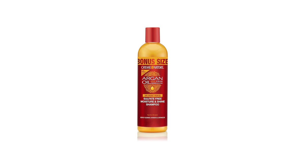 CREME OF NATURE SULFATE FREE MOISTURE & SHINE SHAMPOO 15.2OZ