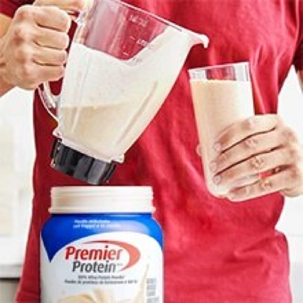 Premier Protein Powder, Vanilla Milkshake, High Protein Powder, 30g of Protein, 1g Sugar, 100% Whey Protein, Keto Friendly, Gluten Free, 17 Servings, 663 Grams ๐ All In One Marketplace Canada