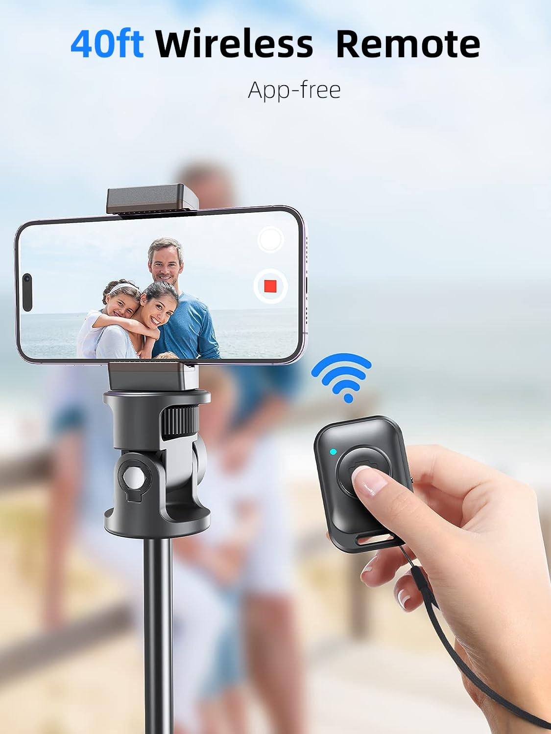 Kaiess 62" Phone Tripod, Selfie Stick Tripod & Phone Tripod Stand with Remote, Cell Phone Tripod for iPhone, Extendable Travel Tripod Compatible with iPhone/Android/Camera ๐ All In One Marketplace Canada