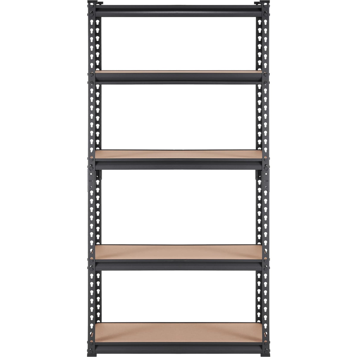 VEVOR Storage Shelving Unit, 5-Tier Adjustable, 2000 lbs Capacity, Heavy Duty Garage Shelves Metal Organizer Utility Rack, Black, 30" L x 12" W x 60" H for Kitchen Pantry Basement Bathroom Laundry π All In One Marketplace Canada
